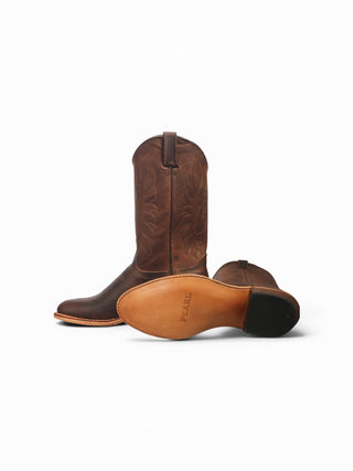 Men's Round Toe Brown Kudu Chromexcel