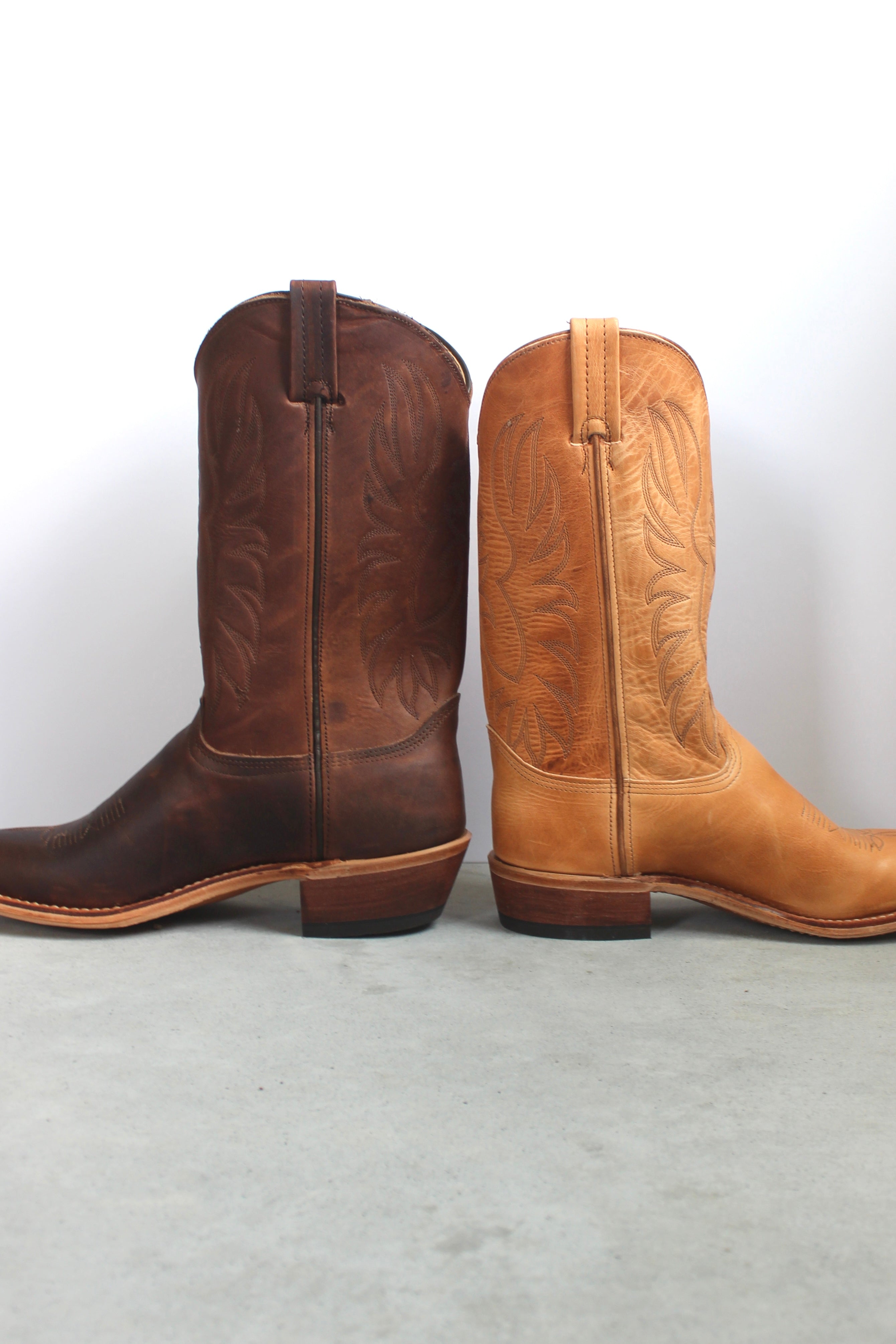 Men's Roper Heel in Natural Derby – Pearl Boot Company