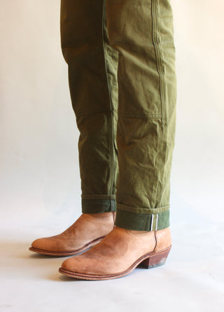 Men's Round Toe Natural Derby