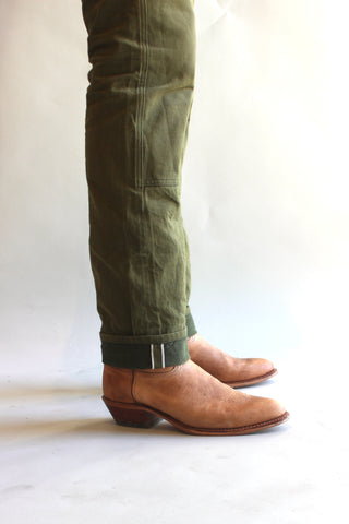 Men's Round Toe Natural Derby