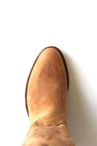 Men's Round Toe Natural Derby