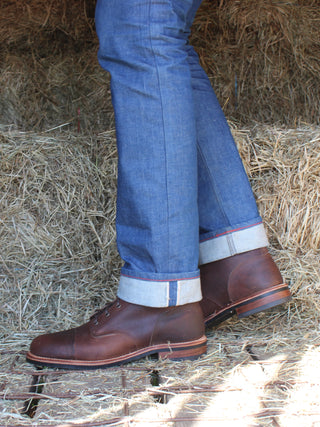 Capped Toe Horween Kudu | Brown Chromexcel