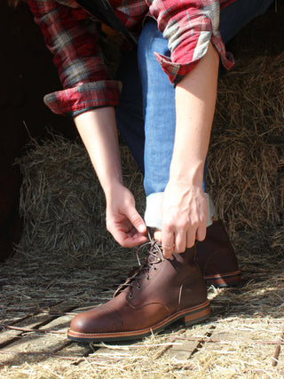 Capped Toe Horween Kudu | Brown Chromexcel