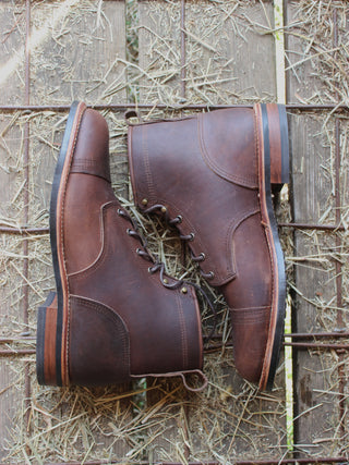 Capped Toe Horween Kudu | Brown Chromexcel