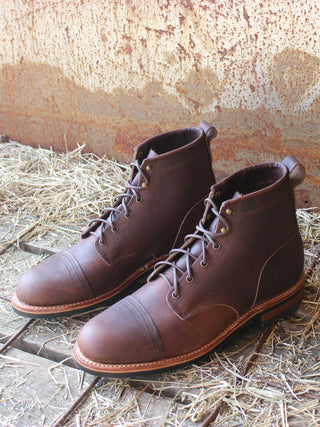 Capped Toe Horween Kudu | Brown Chromexcel