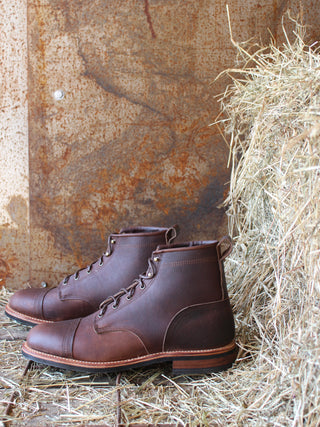 Capped Toe Horween Kudu | Brown Chromexcel