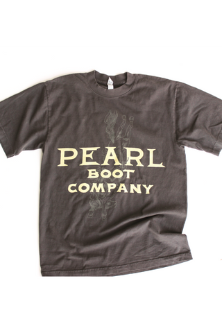 Pearl Boot Logo Shirt - Worn Blue